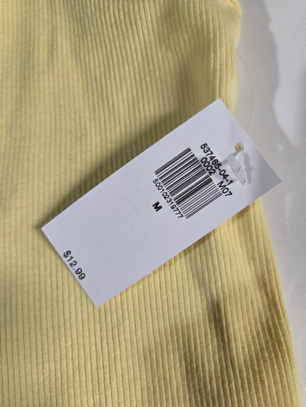 π NWT Old Navy Yellow Ribbed Tank - Picture 4 of 8